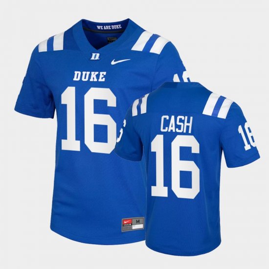 #16 Jeremy Cash College Football Duke Men\'s Blue Jersey 823223-224