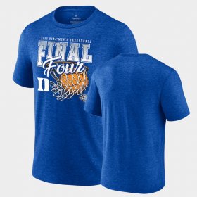 College Basketball Duke University 2022 NCAA March Madness Final Four Banners Triblend Men's Royal T-Shirt 978147-304