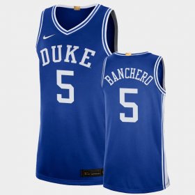 #5 Paolo Banchero College Basketball Duke 2022 NBA Draft top prospect Limited Men Blue Jersey 793956-425