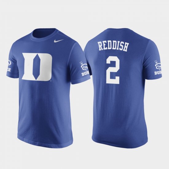 #2 Cam Reddish Future Stars Duke Blue Devils Basketball Replica Men\'s Royal T-Shirt 290900-884