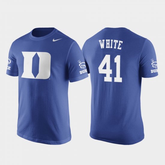 #41 Jack White Future Stars Duke Blue Devils Basketball Replica Men\'s Royal T-Shirt 880577-193