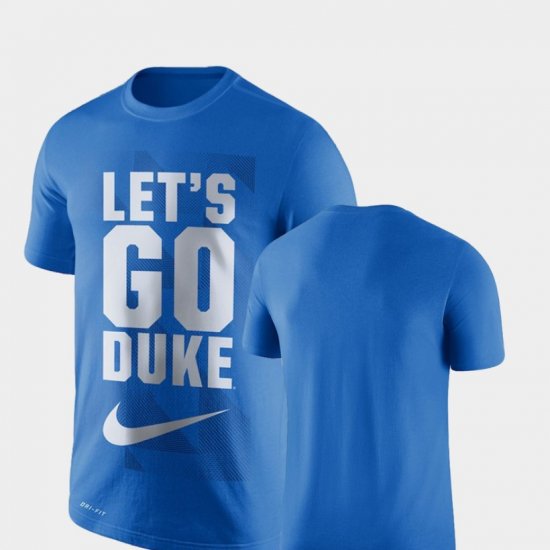 Legend Franchise Duke University Performance Men Royal T-Shirt 939260-424