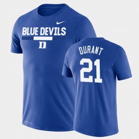 #21 Mataeo Durant Team DNA Duke Blue Devils Legend Performance Mens Royal T-Shirt 766363-720